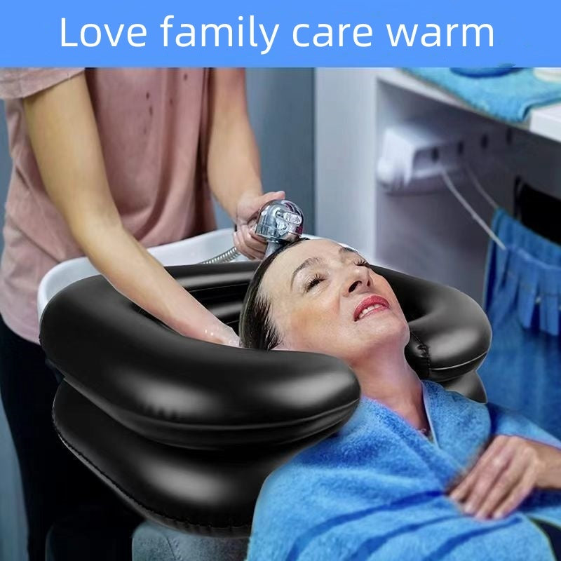 Inflatable Foldable Portable PV Outdoor Care Basin Beauty Hair Shampoo Basin