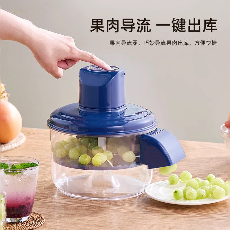 Grape Peeling Machine Fully Automatic Home Electric Fruit Peeling Machine Green Lifting Peeling Machine