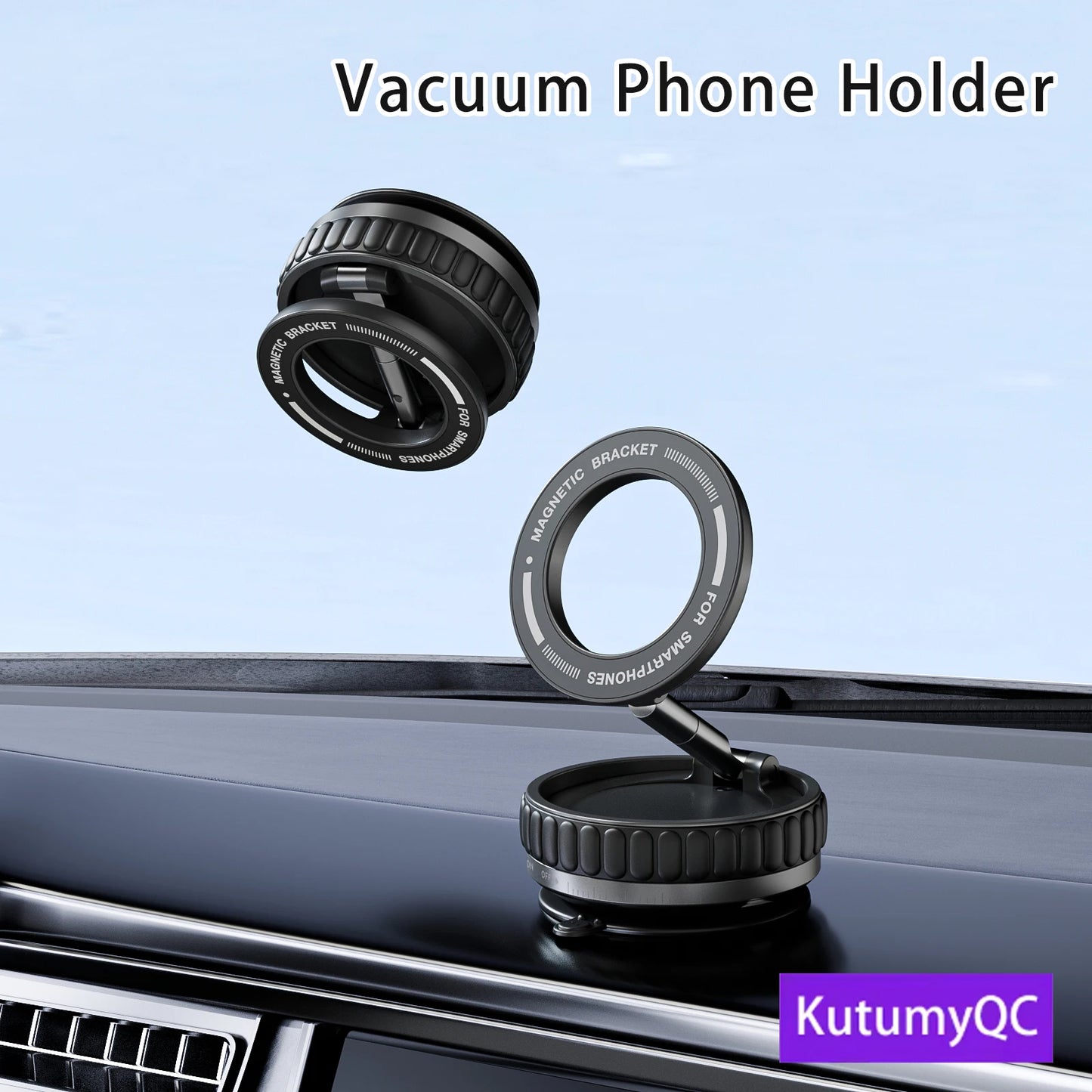 Powerful Magnetic Car Phone Holder – 360° Adjustable Mount