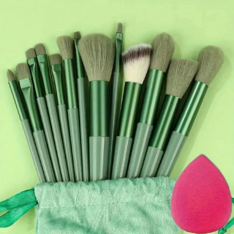 13Pcs Makeup Brush Set Make Up Concealer Brush Blush Powder Brush Eye Shadow Highlighter Foundation Brush Cosmetic Beauty Tools