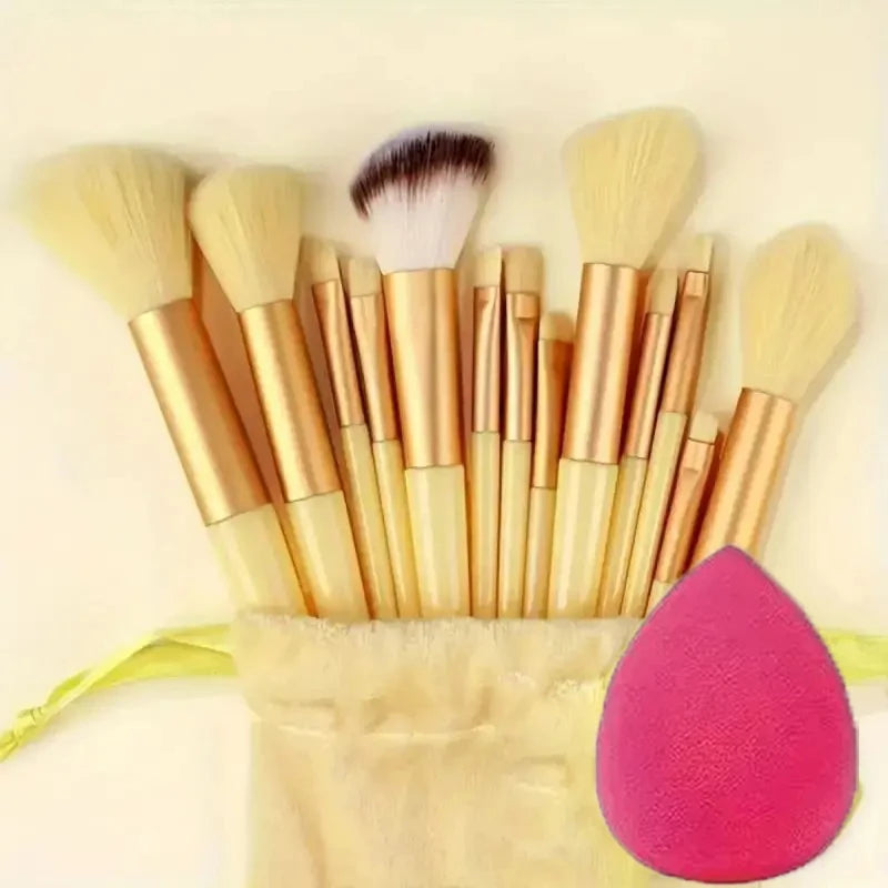 13Pcs Makeup Brush Set Make Up Concealer Brush Blush Powder Brush Eye Shadow Highlighter Foundation Brush Cosmetic Beauty Tools