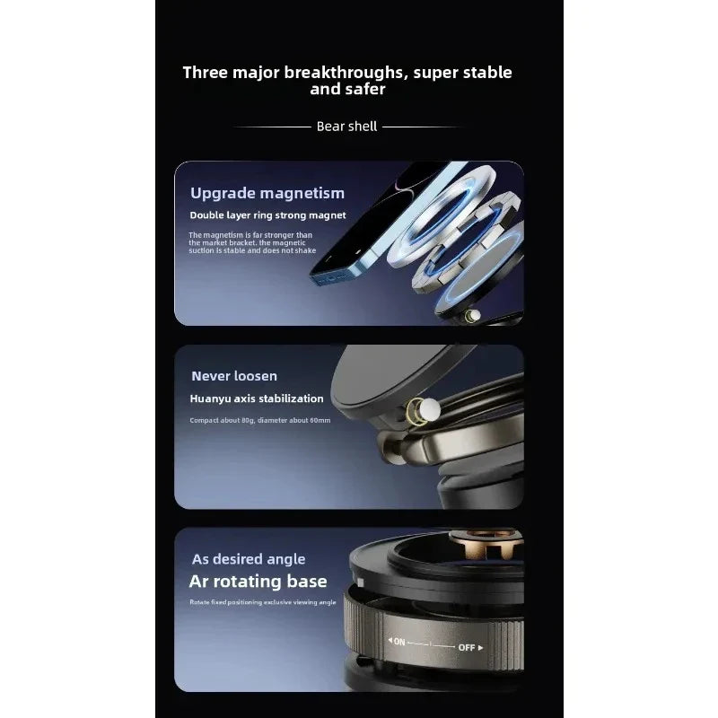 T30 Vacuum Magnetic Phone Holder Stand