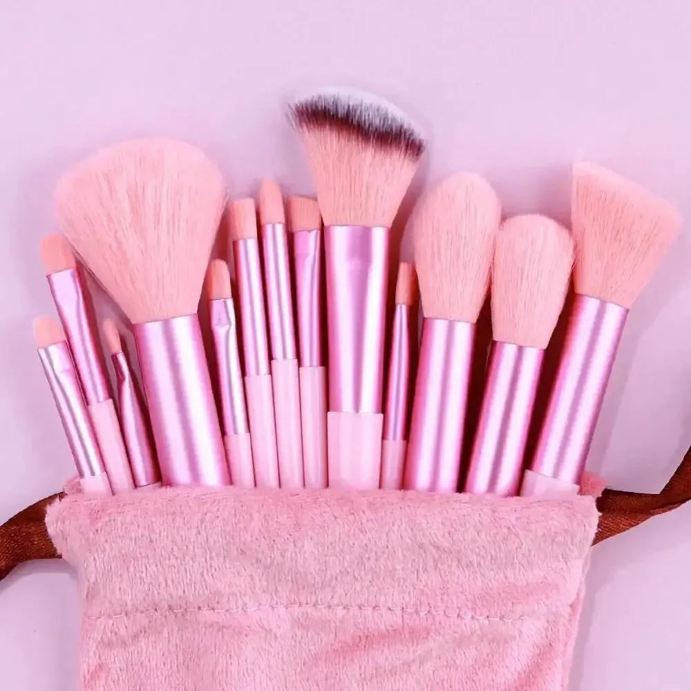 13Pcs Makeup Brush Set Make Up Concealer Brush Blush Powder Brush Eye Shadow Highlighter Foundation Brush Cosmetic Beauty Tools