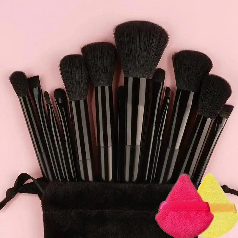 13Pcs Makeup Brush Set Make Up Concealer Brush Blush Powder Brush Eye Shadow Highlighter Foundation Brush Cosmetic Beauty Tools