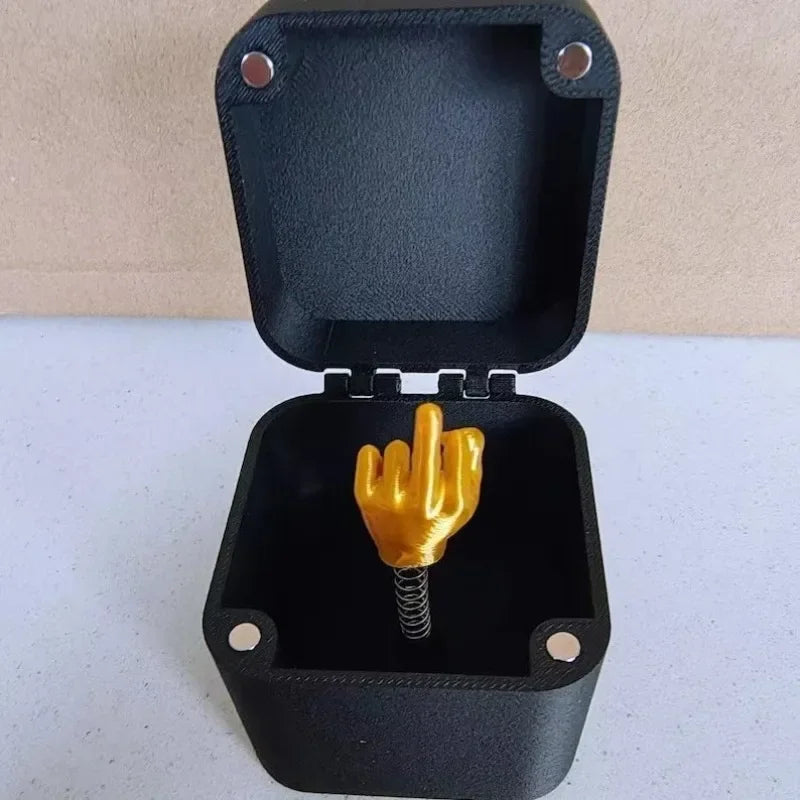 Middle Finger In Box Christmas Box Prank Gift