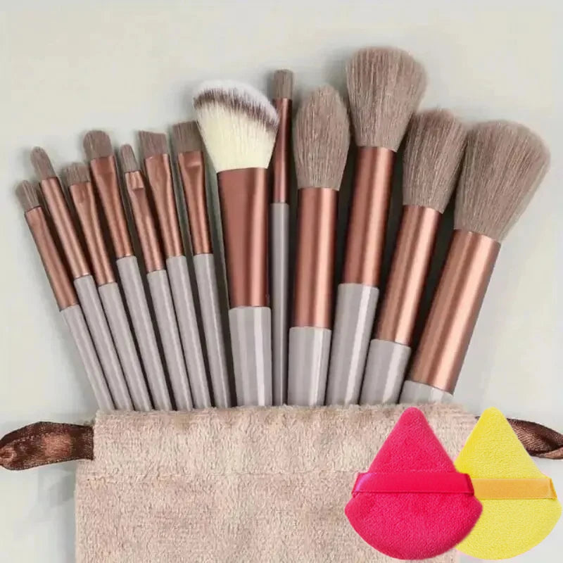 13Pcs Makeup Brush Set Make Up Concealer Brush Blush Powder Brush Eye Shadow Highlighter Foundation Brush Cosmetic Beauty Tools