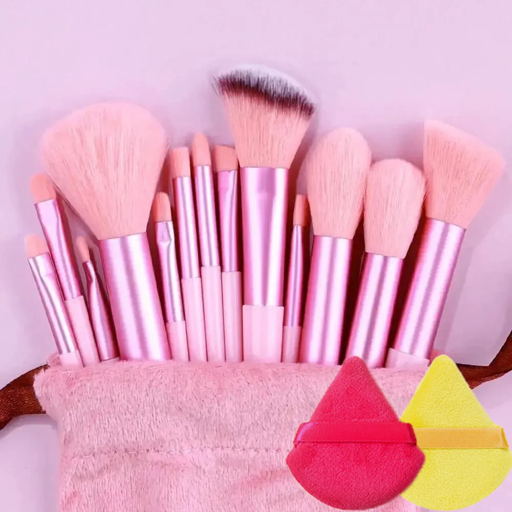 13Pcs Makeup Brush Set Make Up Concealer Brush Blush Powder Brush Eye Shadow Highlighter Foundation Brush Cosmetic Beauty Tools