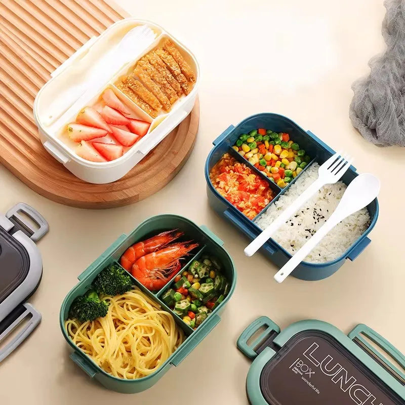 Portable Lunch Box with Cutlery