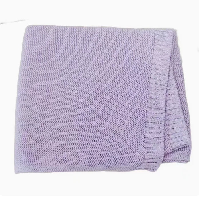 Personalized Name Baby Blanket Embroidered Name Knit Baby Blanket Newborn Gift New Mom Newborn Baby Girl Boy Christmas Gift