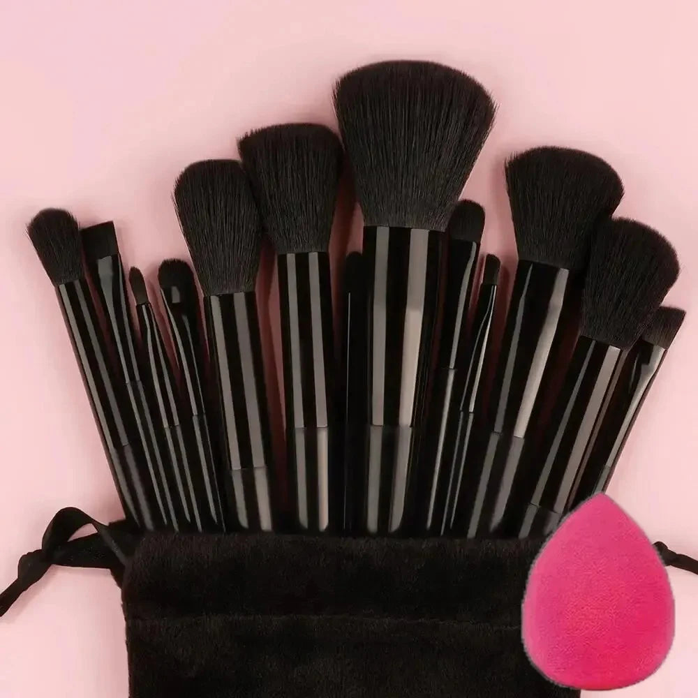 13Pcs Makeup Brush Set Make Up Concealer Brush Blush Powder Brush Eye Shadow Highlighter Foundation Brush Cosmetic Beauty Tools