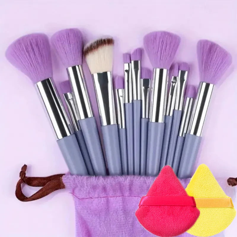 13Pcs Makeup Brush Set Make Up Concealer Brush Blush Powder Brush Eye Shadow Highlighter Foundation Brush Cosmetic Beauty Tools