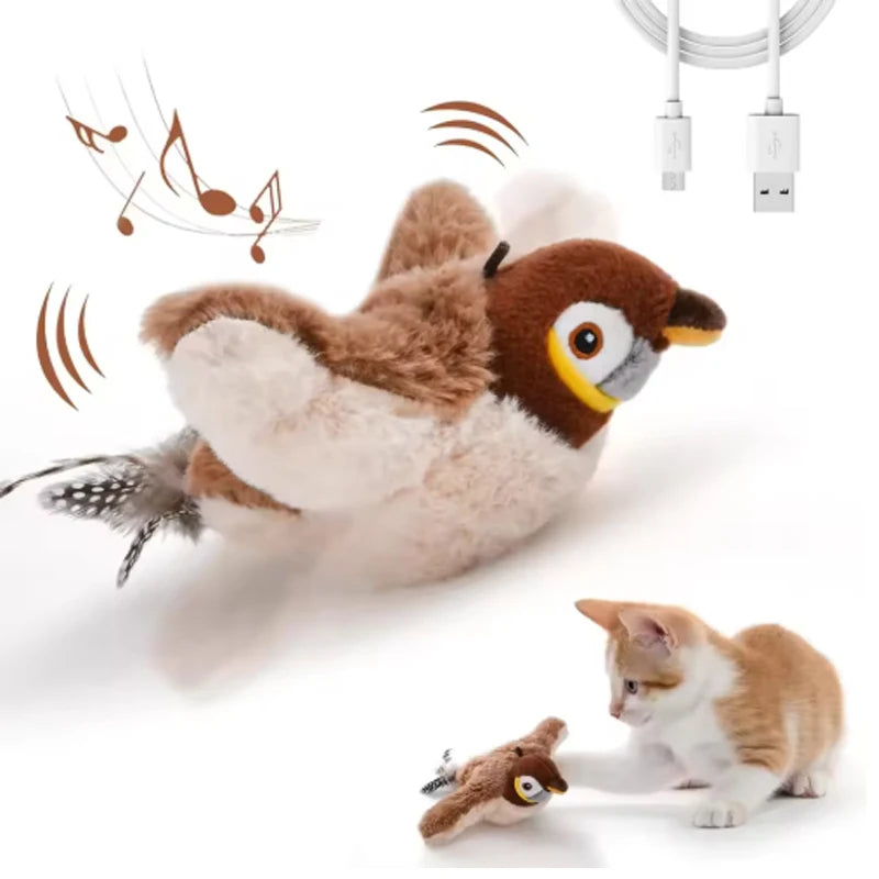 Flying Bird Cat Toys for Indoor Cats