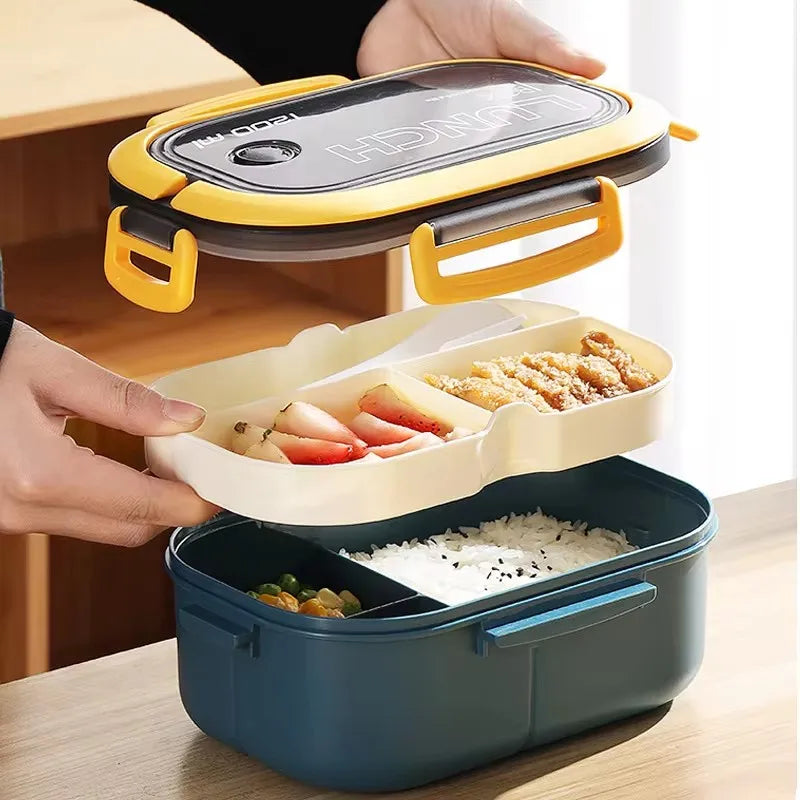 Portable Lunch Box with Cutlery