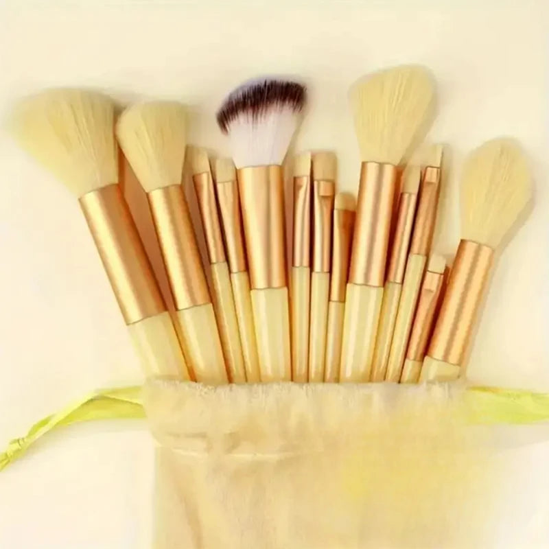 13Pcs Makeup Brush Set Make Up Concealer Brush Blush Powder Brush Eye Shadow Highlighter Foundation Brush Cosmetic Beauty Tools