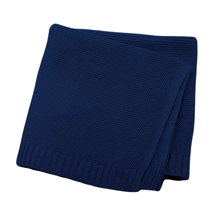 Personalized Name Baby Blanket Embroidered Name Knit Baby Blanket Newborn Gift New Mom Newborn Baby Girl Boy Christmas Gift