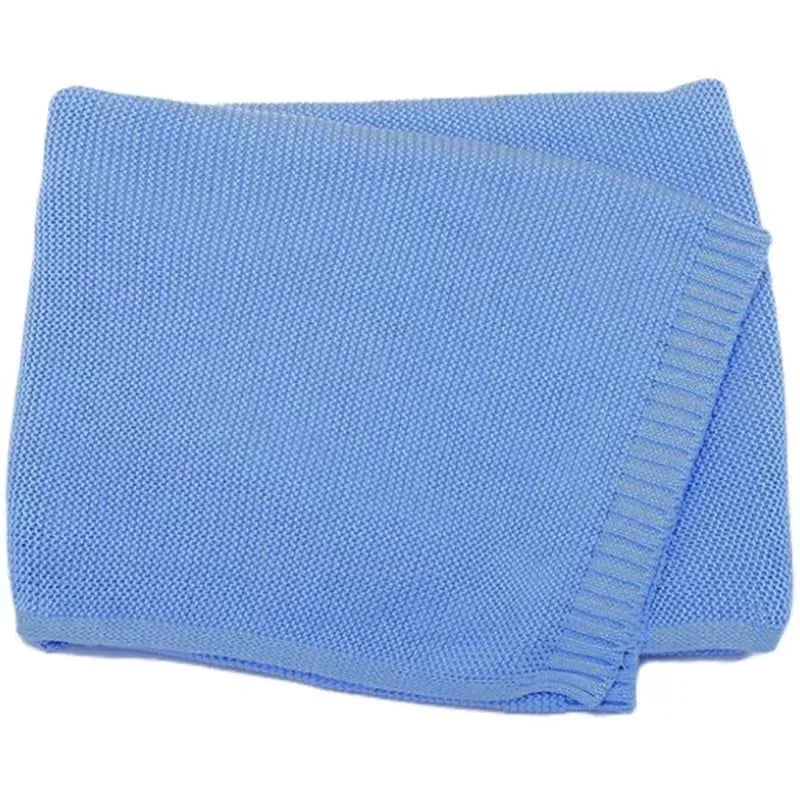 Personalized Name Baby Blanket Embroidered Name Knit Baby Blanket Newborn Gift New Mom Newborn Baby Girl Boy Christmas Gift