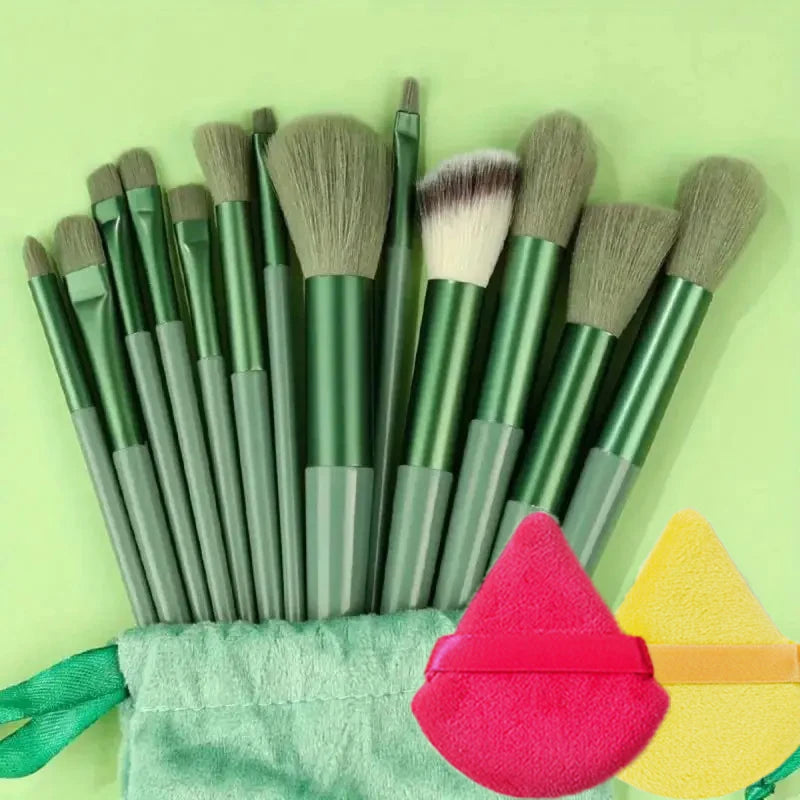 13Pcs Makeup Brush Set Make Up Concealer Brush Blush Powder Brush Eye Shadow Highlighter Foundation Brush Cosmetic Beauty Tools
