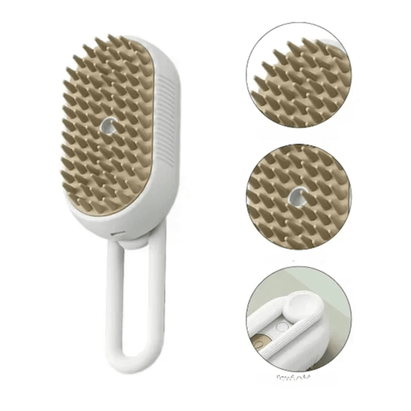 Brosse de massage spray pour chien & chat – Bain, épilation & peigne