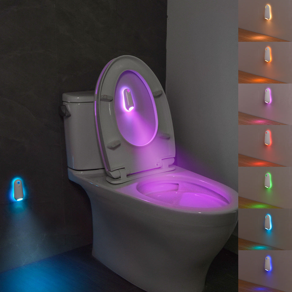Motion Sensor RGB 7 Color Rechargeable Toilet Night Light
