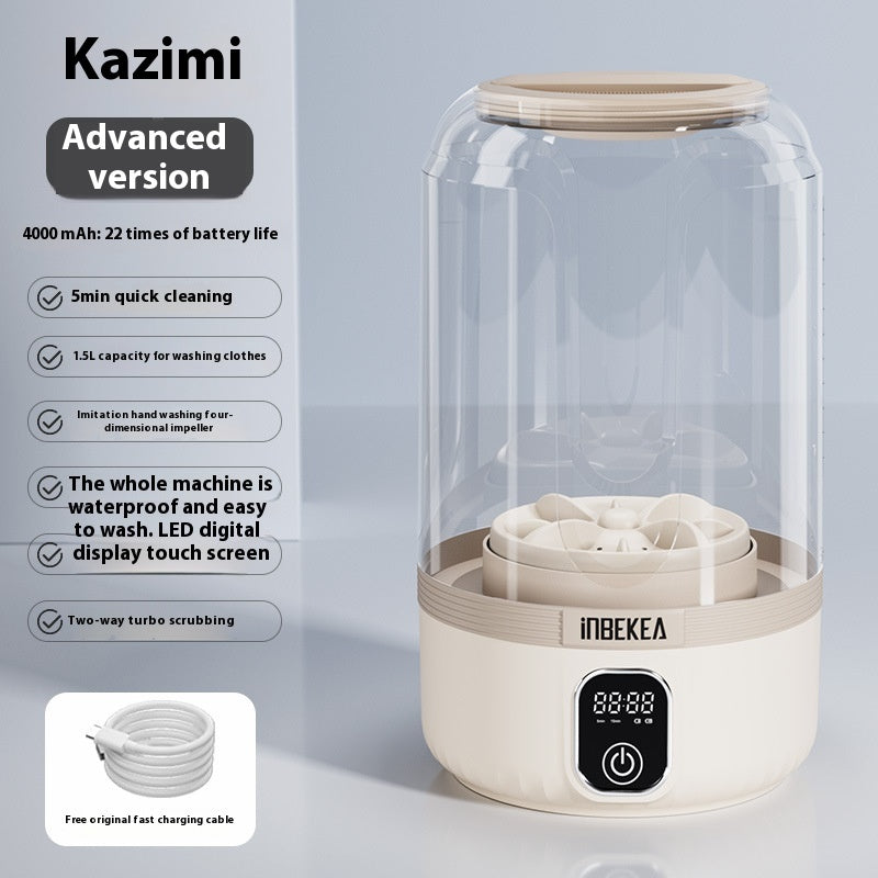 Wireless Mini Washing Machine Portable Automatic