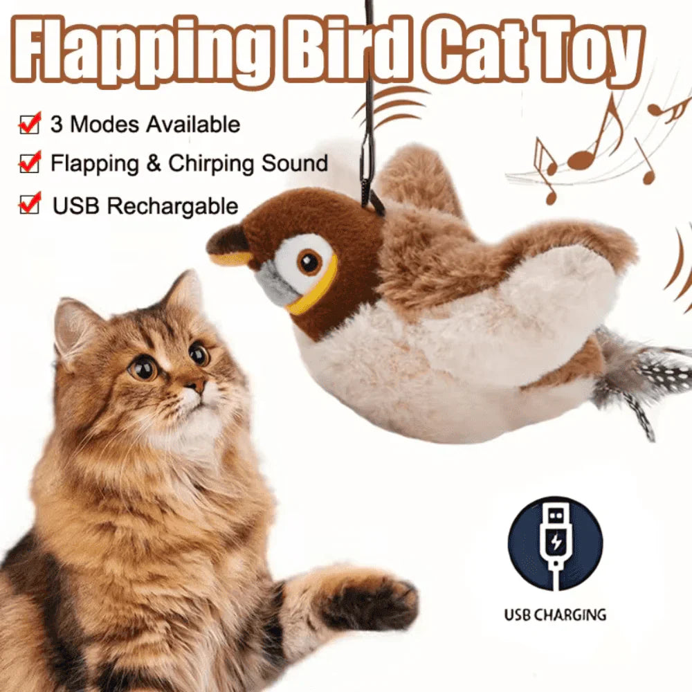 Flying Bird Cat Toys for Indoor Cats