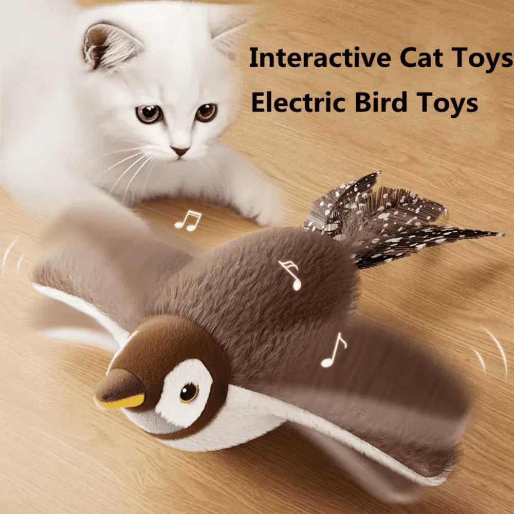 Flying Bird Cat Toys for Indoor Cats